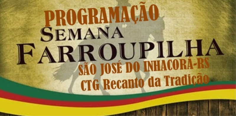 PROGRAMAÇÃO FARROUPILHA 2018 